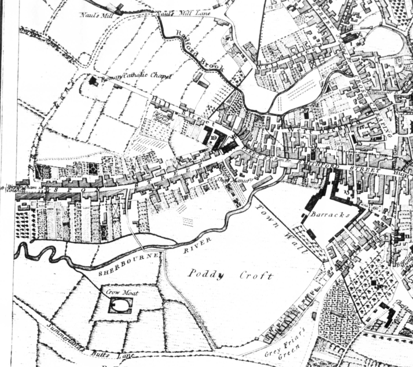 Thomas Sharp's Map of Coventry 1807